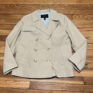J. Crew Tan Double-Breasted Blazer